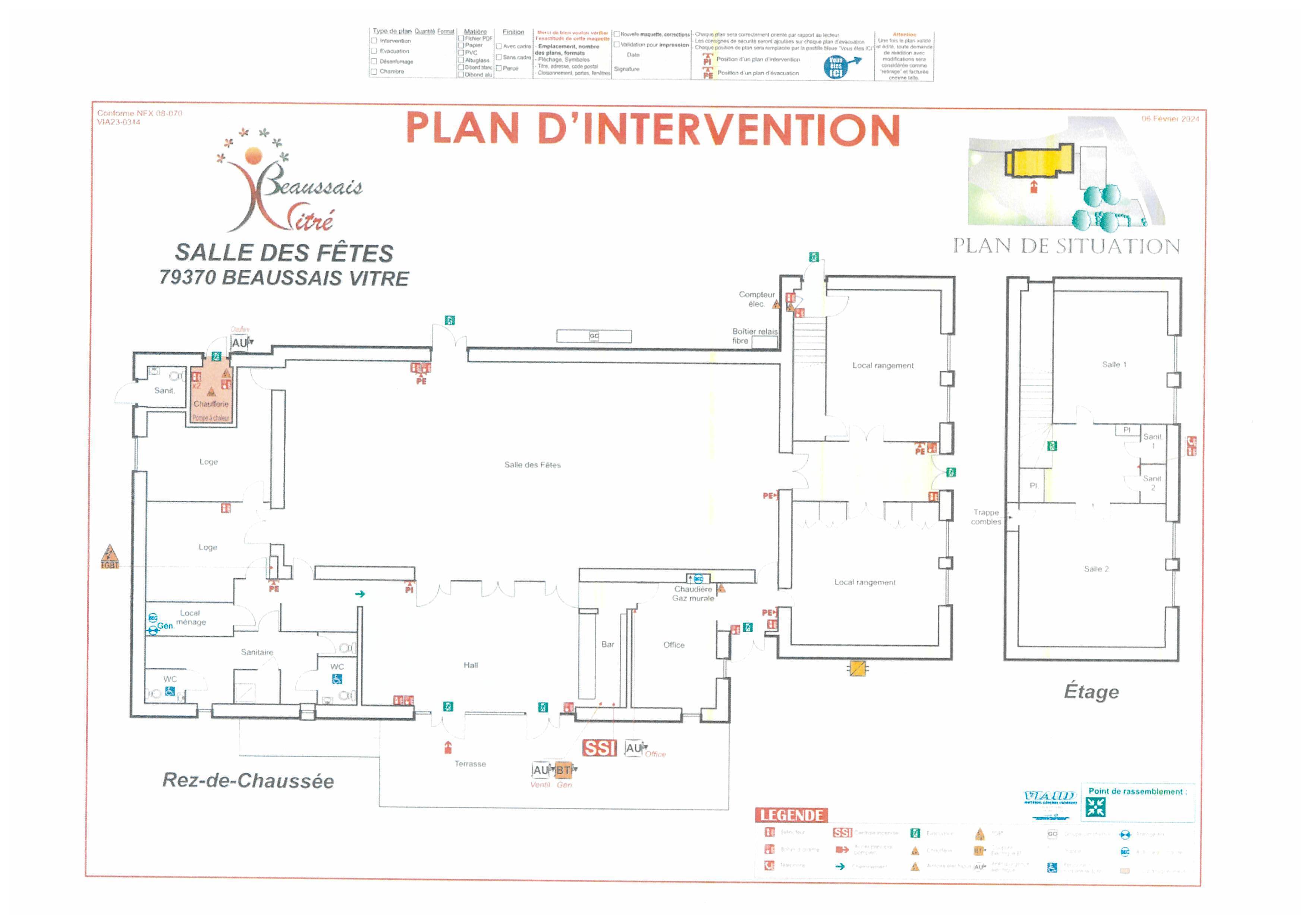 PLAN SALLE DES FETES VITRÉ